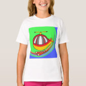 Gele en rode helikopter t-shirt (Voorkant)
