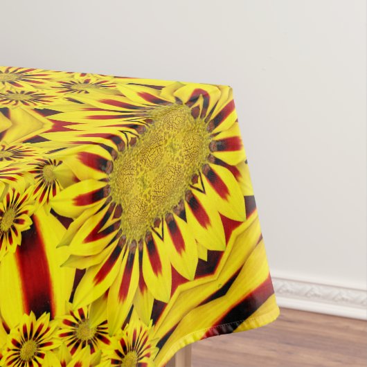 Gele en rode  Kaleidoscoop Tafelkleed (Voorbeeld)