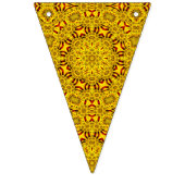 Gele en rode Kaleidoscoop Vlaggetjes (Tweede vlag)