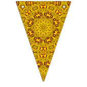Gele en rode Kaleidoscoop Vlaggetjes (Eerste vlag)