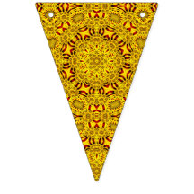 Gele en rode  Kaleidoscoop