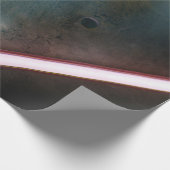 Gele en rode metalen staaf cadeaupapier (Hoek)