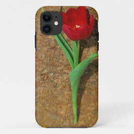 gele en rode tulp Case-Mate iPhone case