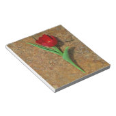 gele en rode tulp notitieblok (Schuin)