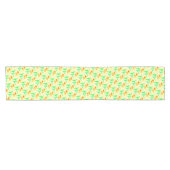 Gele en Rode Tulp Tafel Runner Korte Tafelloper (Horizontaal)