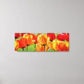 Gele en rode tulpen canvas afdruk (Voorkant)
