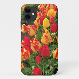 Gele en rode tulpen Case-Mate iPhone case