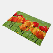 Gele En Rode Tulpen Deurmat (Schuin)