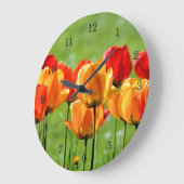 Gele en rode tulpen grote klok (Hoek)