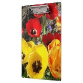 Gele en rode tulpen klembord (Links)