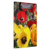 Gele en rode tulpen klembord (Rechts)