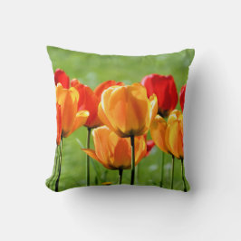 Gele En Rode Tulpen Kussen