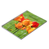 Gele En Rode Tulpen Notitieboek (Linkerzijde)