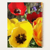 Gele en rode tulpen planner (Achterkant)