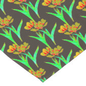 Gele en rode Tulpen Trunner Korte Tafelloper (Hoek)