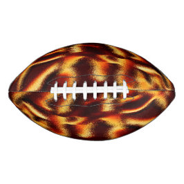 Gele en rode vlekken lijken wazig met defect american football