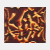 Gele en rode vlekken lijken wazig met defect fleece deken (Voorkant (Horizontaal))