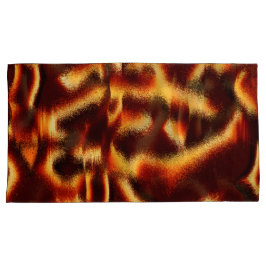 Gele en rode vlekken lijken wazig met defect kussensloop