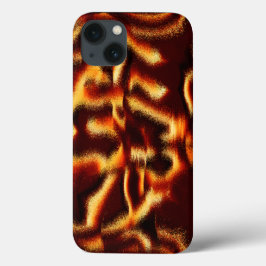 Gele en rode vlekken zien er wazig uit met defect Case-Mate iPhone case