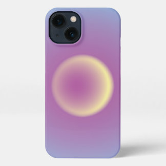 Gele en roze Aura-telefoonbehuizing iPhone 13 Hoesje