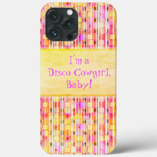 Gele en Roze Disco Cowgirl Franje Case-Mate iPhone Case