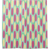 Gele en roze eicellen douchegordijn (Voorkant)