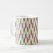 Gele en roze eicellen koffiemok (Voorkant links)