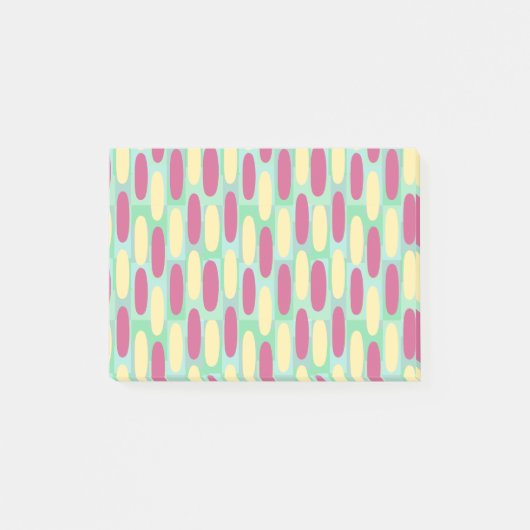 Gele en roze eicellen post-it® notes (Voorkant)