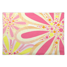 Gele en roze lente bloemen