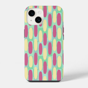 Gele en Roze Ovalen iPhone 14 Hoesje