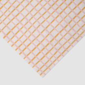 Gele en roze pastelstrepen tissuepapier (Detail)