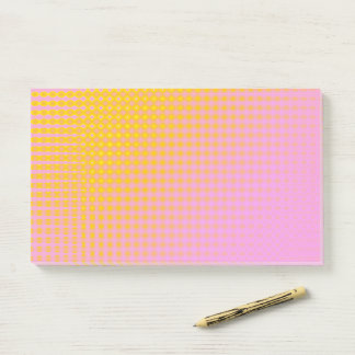 Gele en roze post-it notities met glans post-it® notes