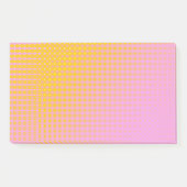 Gele en roze post-it notities met glans post-it® notes (Voorkant)