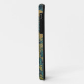 Gele en Teal Blauwe Vogel op een Tak Case-Mate iPhone Case (Achterkant/links)