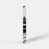 Gele en turquoise trein iPhone hoesje (Rechterkant)