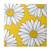 Gele en witte dagen 2 tegeltje (Voorkant)