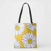 Gele en witte dagen 2 tote bag (Voorkant)