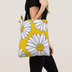 Gele en witte dagen 2 tote bag