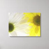 Gele en witte dagen canvas afdruk (Voorkant)