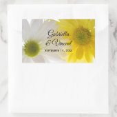 Gele en Witte Dagen Wedding Envelope zegels (Tas)