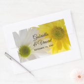 Gele en Witte Dagen Wedding Envelope zegels (Envelop)