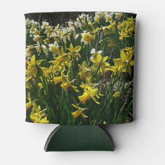 Gele en witte deffodils Spring Flowers Blikjeskoeler (Voorkant)