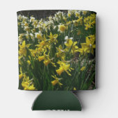 Gele en witte deffodils Spring Flowers Blikjeskoeler (Achterkant)