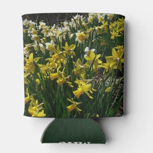 Gele en witte deffodils Spring Flowers Blikjeskoeler (Achterkant)