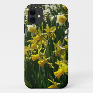 Gele en witte deffodils Spring Flowers iPhone 11 Hoesje