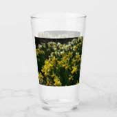 Gele en witte deffodils Spring Flowers Glas (Voorkant)