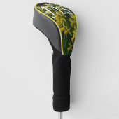 Gele en witte deffodils Spring Flowers Golfheadcover (Schuin)