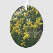 Gele en witte deffodils Spring Flowers Ornament (voorkant)