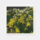 Gele en witte deffodils Spring Flowers Servet (Voorkant)