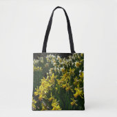 Gele en witte deffodils Spring Flowers Tote Bag (Voorkant)